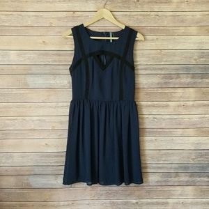 Moonlight Francesca's Short Navy Blue Dress